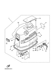 E75BMHDL drawing TOP-COWLING