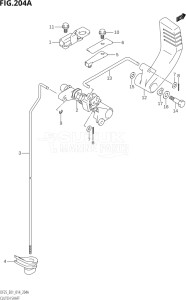 02503F-410001 (2014) 25hp E01-Gen. Export 1 (DF25  DF25A  DF25AT  DF25ATH  DF25Q  DF25R) DF25 drawing CLUTCH SHAFT (DF25:E01)