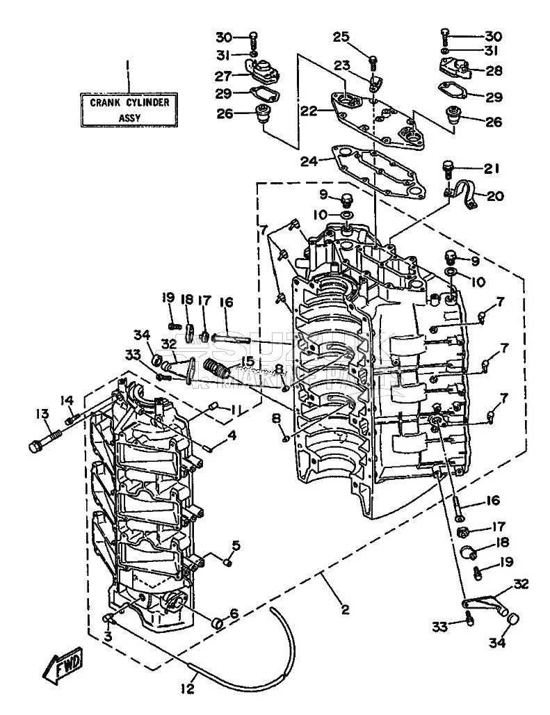 CYLINDER--CRANKCASE-1