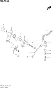 03003F-510001 (2005) 30hp P01 P40-Gen. Export 1 (DF30A  DF30AQ  DF30AR  DF30AT  DF30ATH) DF30A drawing THROTTLE CONTROL (DF30AT:P01)