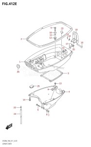 DT40 From 04005K-710001 ()  2017 drawing LOWER COVER (DT40WK:P40)