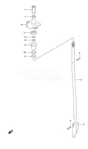 Outboard DF 20A drawing Shift Rod