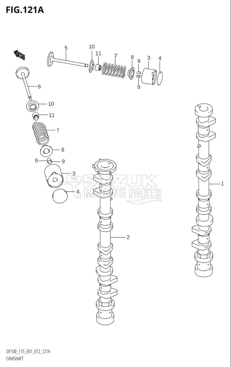 CAMSHAFT (DF100T:E01)