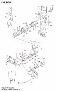 DF25A From 02504F-510001 (P01)  2015 drawing OPT:REMOTE CONTROL ASSY SINGLE (2) (DF30AT:P01)