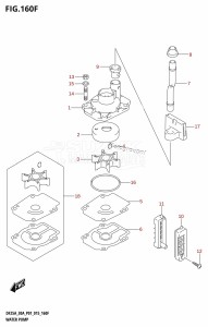 DF30A From 03003F-510001 (P01 P40)  2015 drawing WATER PUMP (DF30AR:P01)