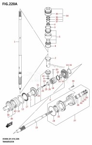 DF200 From 20002F-810001 (E01 E40)  2018 drawing TRANSMISSION (DF200AT)