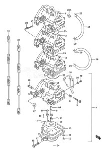 DT 140 drawing Carburetor (1986 to 1996)