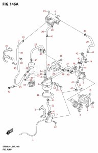 DF20A From 02002F-710001 (P01 P40)  2017 drawing FUEL PUMP (DF9.9B:P01)