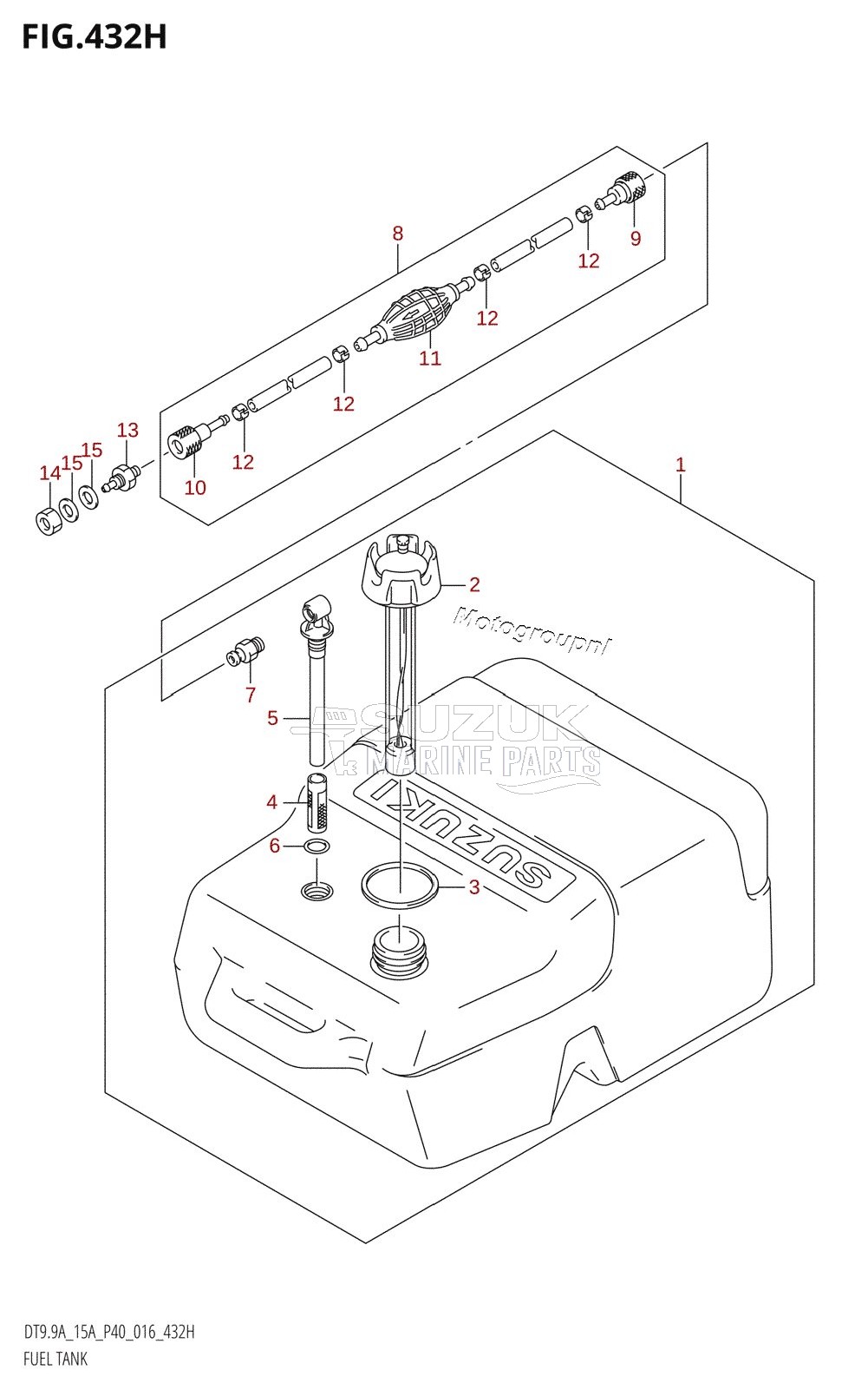 FUEL TANK (DT15A:P81)