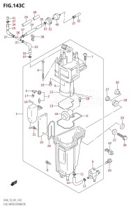 DF70 From 07001F-880001 (E01 E40)  2008 drawing FUEL VAPOR SEPARATOR (K1,K2,K3,K4,K5,K6,K7,K8,K9)