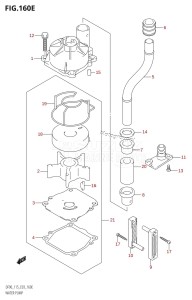 DF90 From 09001F-151001 (E03)  2001 drawing WATER PUMP (K10,011)