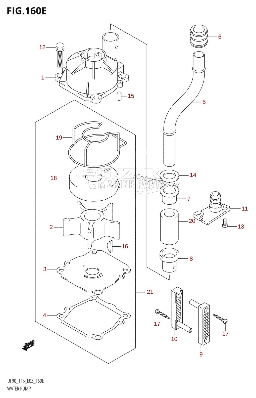 WATER PUMP (K10,011)