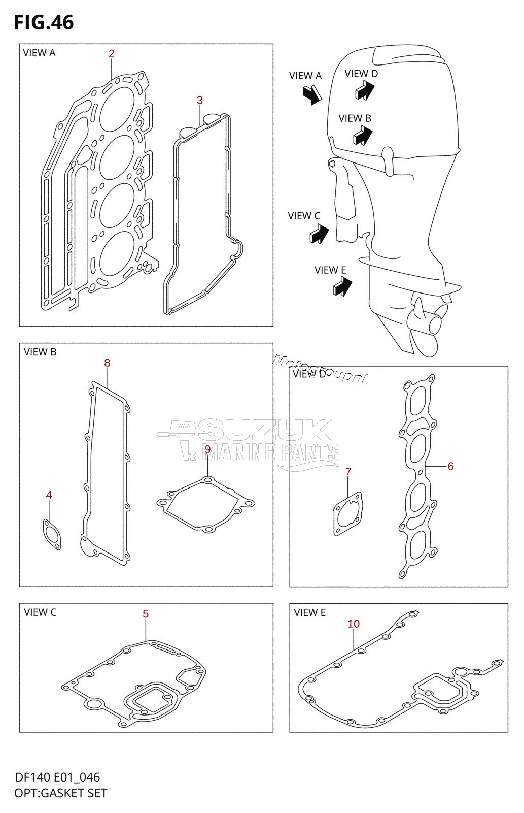 OPT:GASKET SET