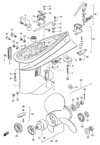 DT115 From 11502-131001 ()  1991 drawing GEAR CASE