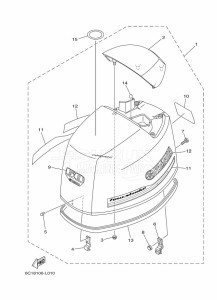 FT60DETX drawing TOP-COWLING