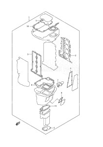 Outboard DF 90A drawing Gasket Set