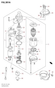 DF25 From 02503F-310001 (E01)  2013 drawing STARTING MOTOR