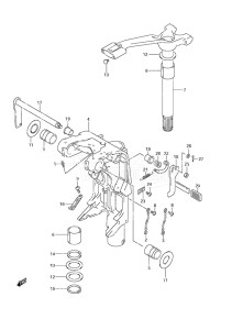 Outboard DF 140A drawing Swivel Bracket