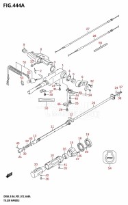 DF9.9A From 00994F-210001 (P03)  2012 drawing TILLER HANDLE (DF8A:P01)