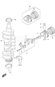 DF 90A drawing Crankshaft