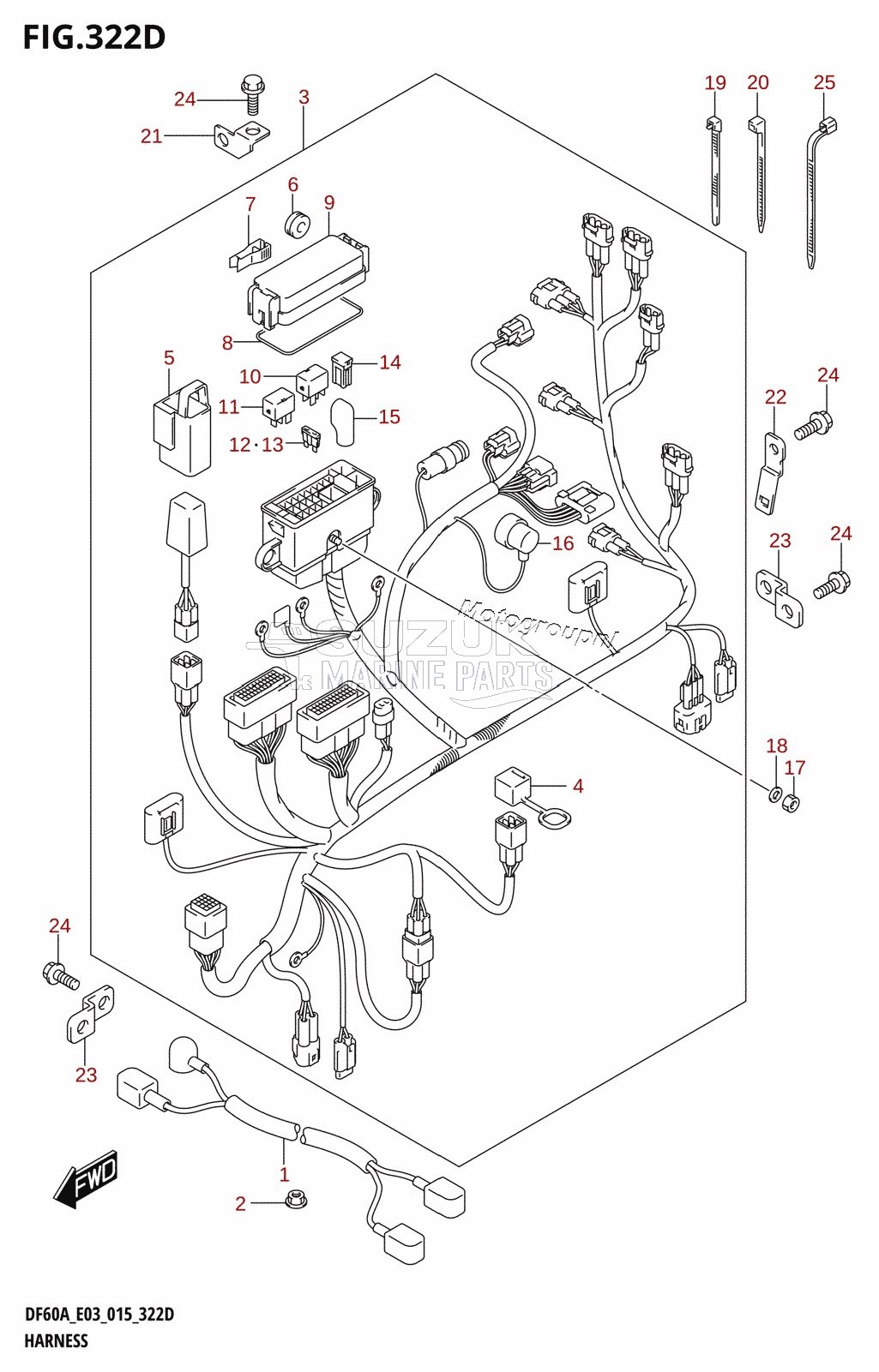 HARNESS (DF50AVT:E03)