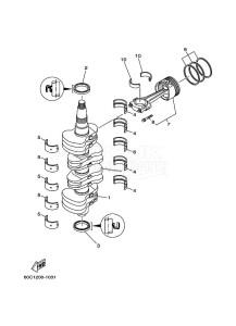 F100B drawing CRANKSHAFT--PISTON