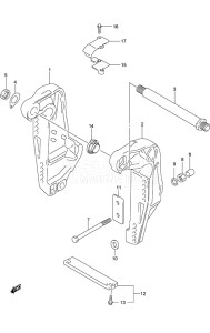 DF 150 drawing Clamp Bracket (Model: TG/ZG)