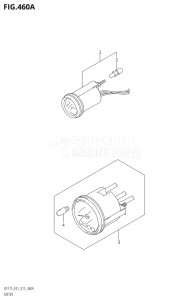 15002Z-510001 (2005) 150hp E01 E40-Gen. Export 1 - Costa Rica (DF150ZG) DF150ZG drawing METER (DF150T:E01)