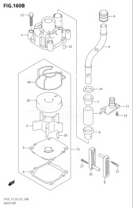 11501F-371001 (2003) 115hp E03-USA (DF115TK3  DF115TK4  DF115WTK4) DF115T drawing WATER PUMP (DF115T:E03)