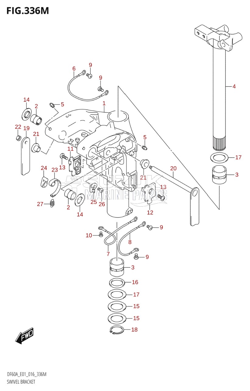 SWIVEL BRACKET (DF60ATH:E40)