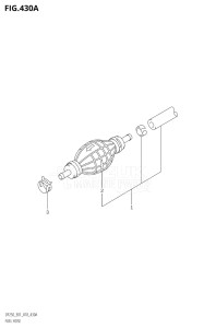 20002Z-810001 (2018) 200hp E01 E40-Gen. Export 1 - Costa Rica (DF200Z) DF200Z drawing FUEL HOSE