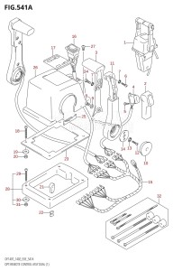 DF140Z From 14001Z-680001 (E03)  2006 drawing OPT:REMOTE CONTROL ASSY DUAL (1)