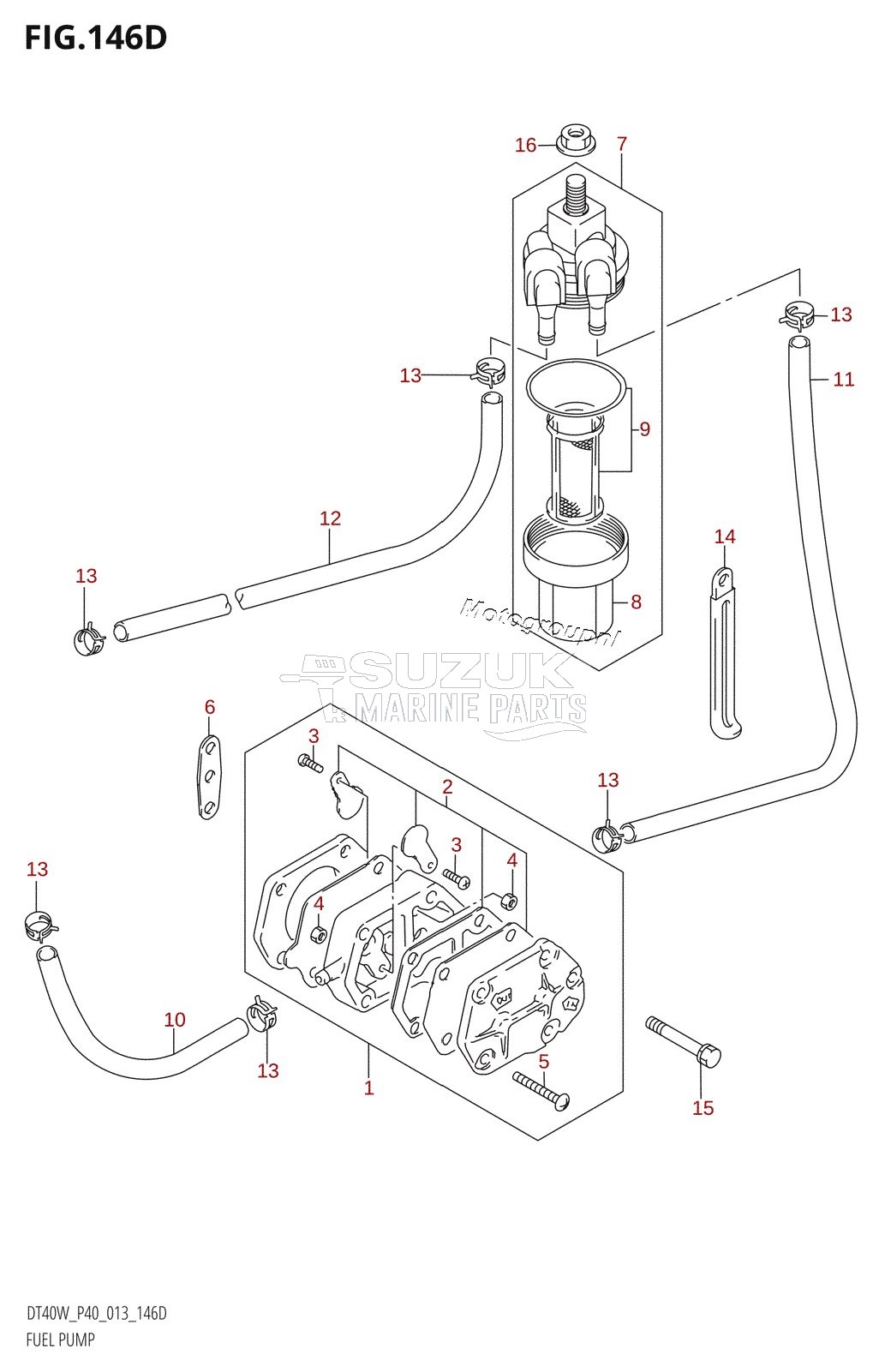 FUEL PUMP (DT40WR:P90)