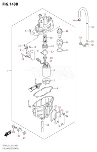 09003F-510001 (2005) 90hp E01 E40-Gen. Export 1 - Costa Rica (DF90A  DF90ATH) DF90A drawing FUEL VAPOR SEPARATOR (DF70A:E40)