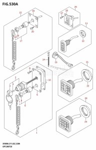 DF300A From 30002P-240001 (E11 E40)  2022 drawing OPT:SWITCH (020,021)