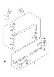 Outboard DF 140A drawing Drag Link