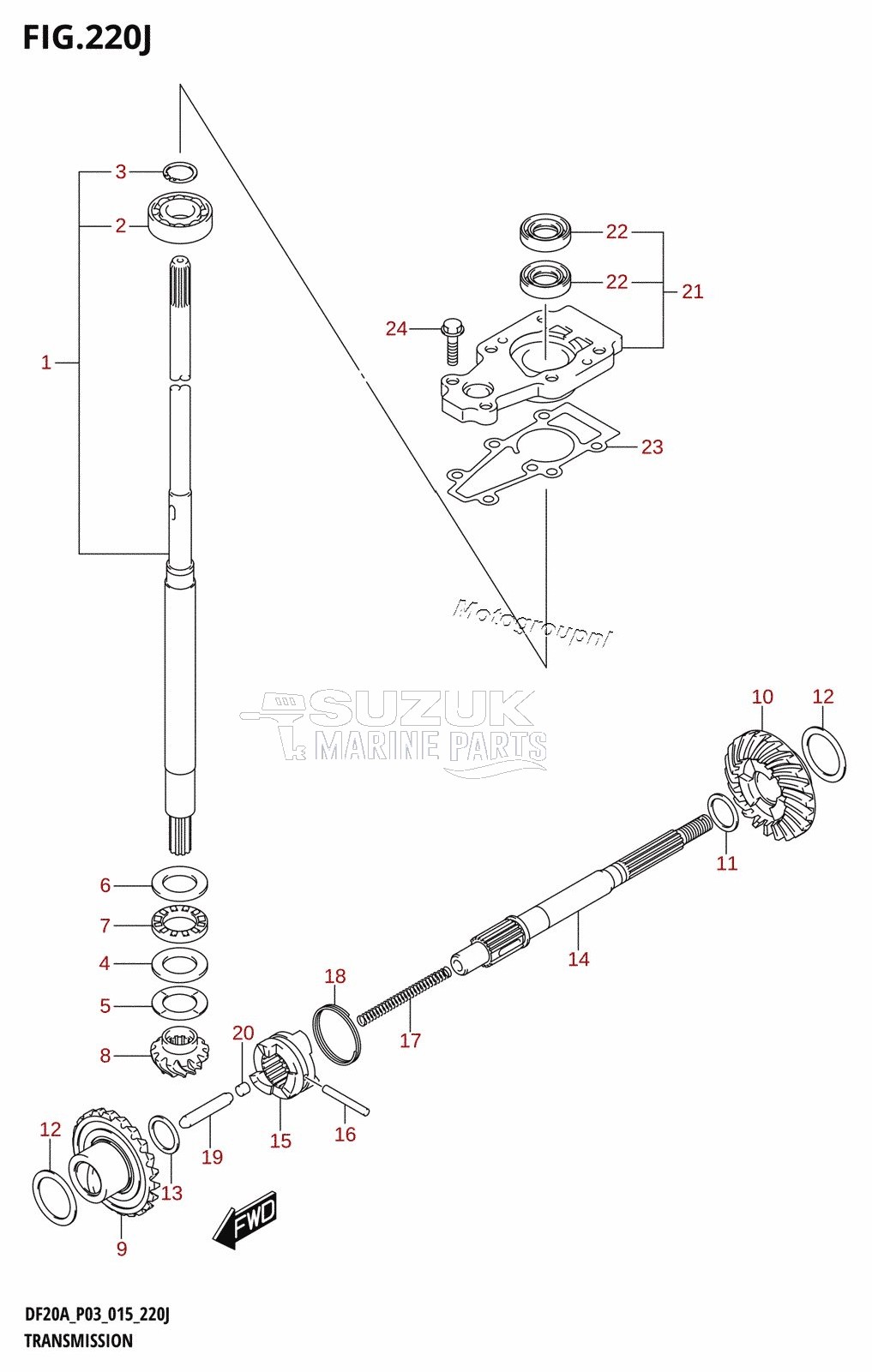 TRANSMISSION (DF20AR:P03)