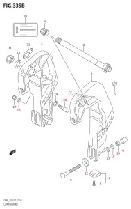 DF50 From 05001F-371001 (E01 E40)  2003 drawing CLAMP BRACKET (K1,K2,K3,K4,K5,K6,K7,K8,K9,K10)