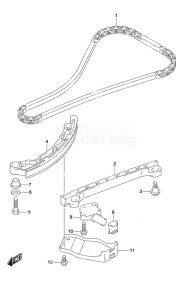 DF 60A drawing Timing Chain