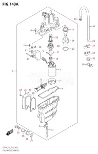 05003F-610001 (2016) 50hp E03-USA (DF50A) DF50A drawing FUEL VAPOR SEPARATOR