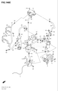 00995F-310001 (2013) 9.9hp P01-Gen. Export 1 (DF9.9BP  DF9.9BR) DF9.9B drawing FUEL PUMP (DF20A:P01)