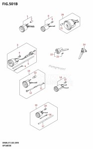 DF40A From 04003F-140001 (E01 E11)  2021 drawing OPT:METER (DF40AQH,DF40ATH,DF50ATH,DF60AQH,DF60ATH,DF50AVTH,DF60AVTH)