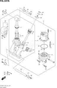 15004F-040001 (2020) 150hp E03-USA (DF150AST) DF150AST drawing TRIM CYLINDER