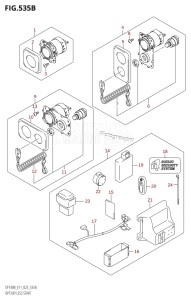 DF115BZ From 11506Z-340001 (E11 E40)  2023 drawing OPT:KEY LESS START (023)