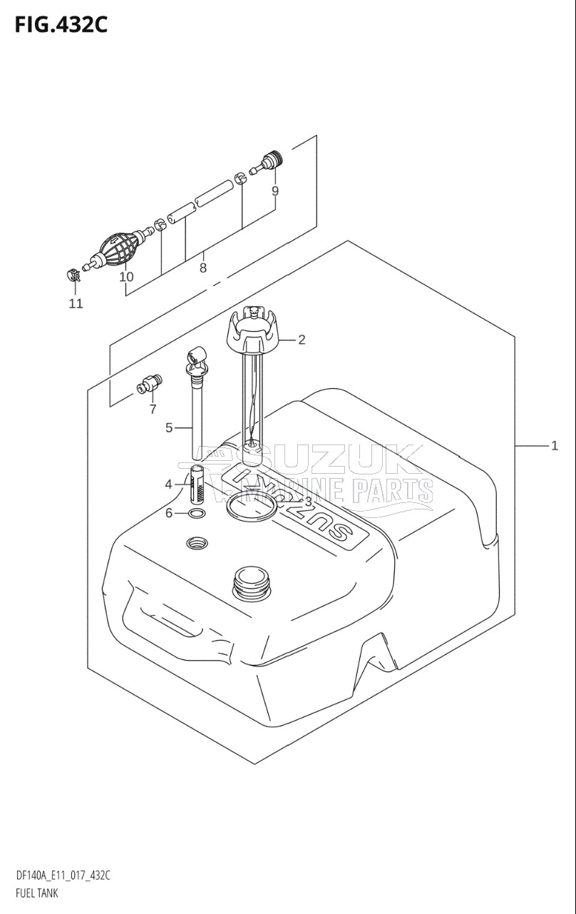 FUEL TANK (DF140AT:E40)