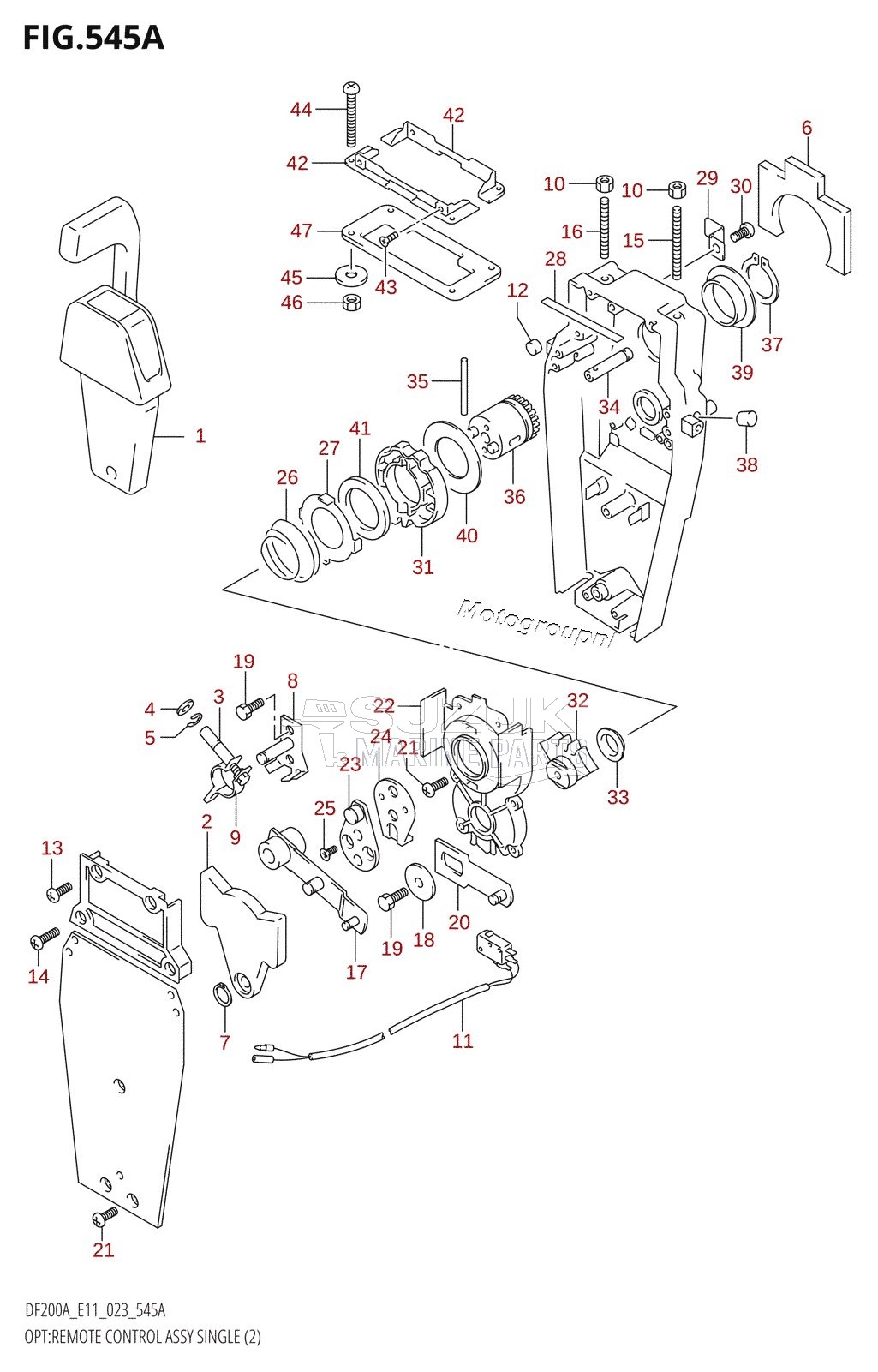 OPT:REMOTE CONTROL ASSY SINGLE (2)