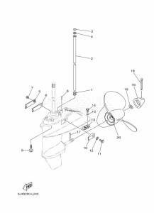 E40GMHS drawing LOWER-CASING-x-DRIVE-4