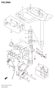 DT9.9 From 00993K-210001 (P36 P40)  2012 drawing SWIVEL BRACKET