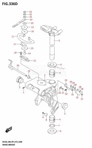 DF30A From 03003F-510001 (P01 P40)  2015 drawing SWIVEL BRACKET (DF25ATH:P01)