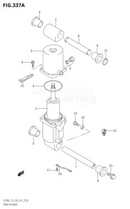 09001F-780001 (2007) 90hp E03-USA (DF90TK7) DF90 drawing TRIM CYLINDER